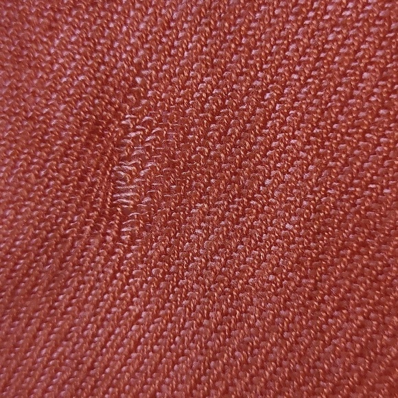 Fall scarf in the color orange, 27 x 64 - Picture 6 of 8